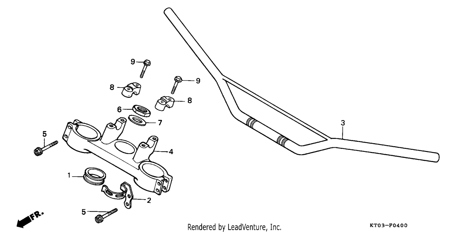 HANDLE PIPE/TOP BRIDGE (1)