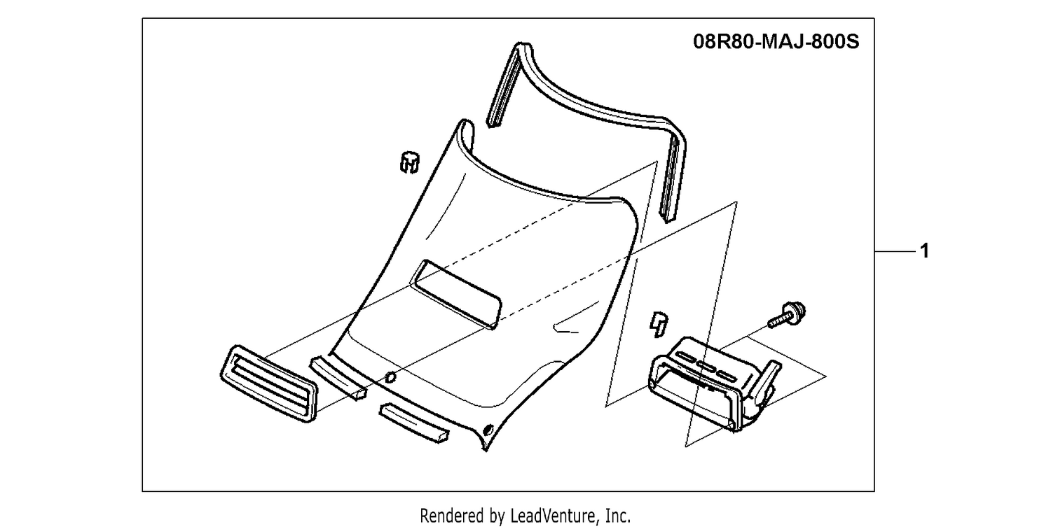 WIND SHIELD KIT