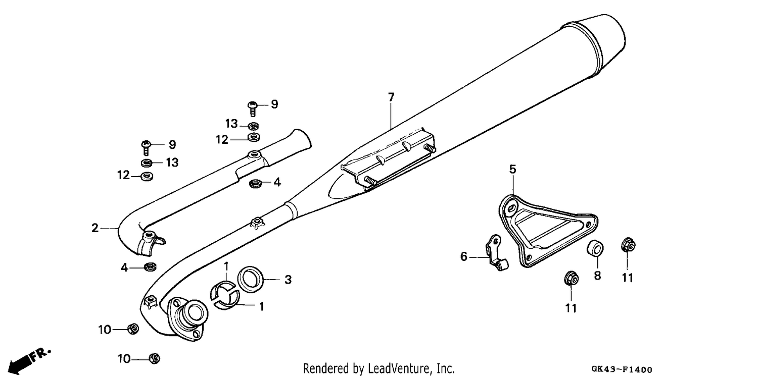 EXHAUST MUFFLER