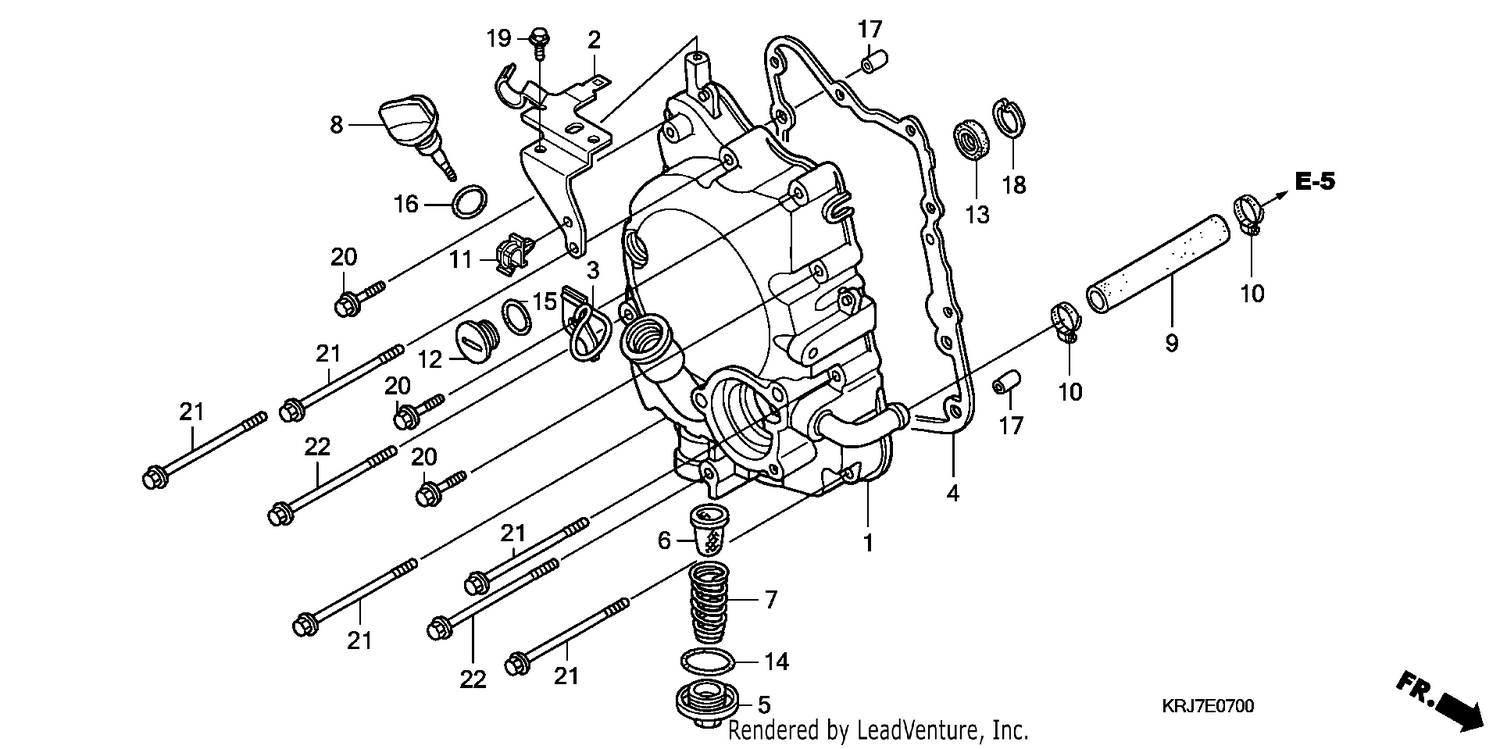 RIGHT CRANKCASE COVER