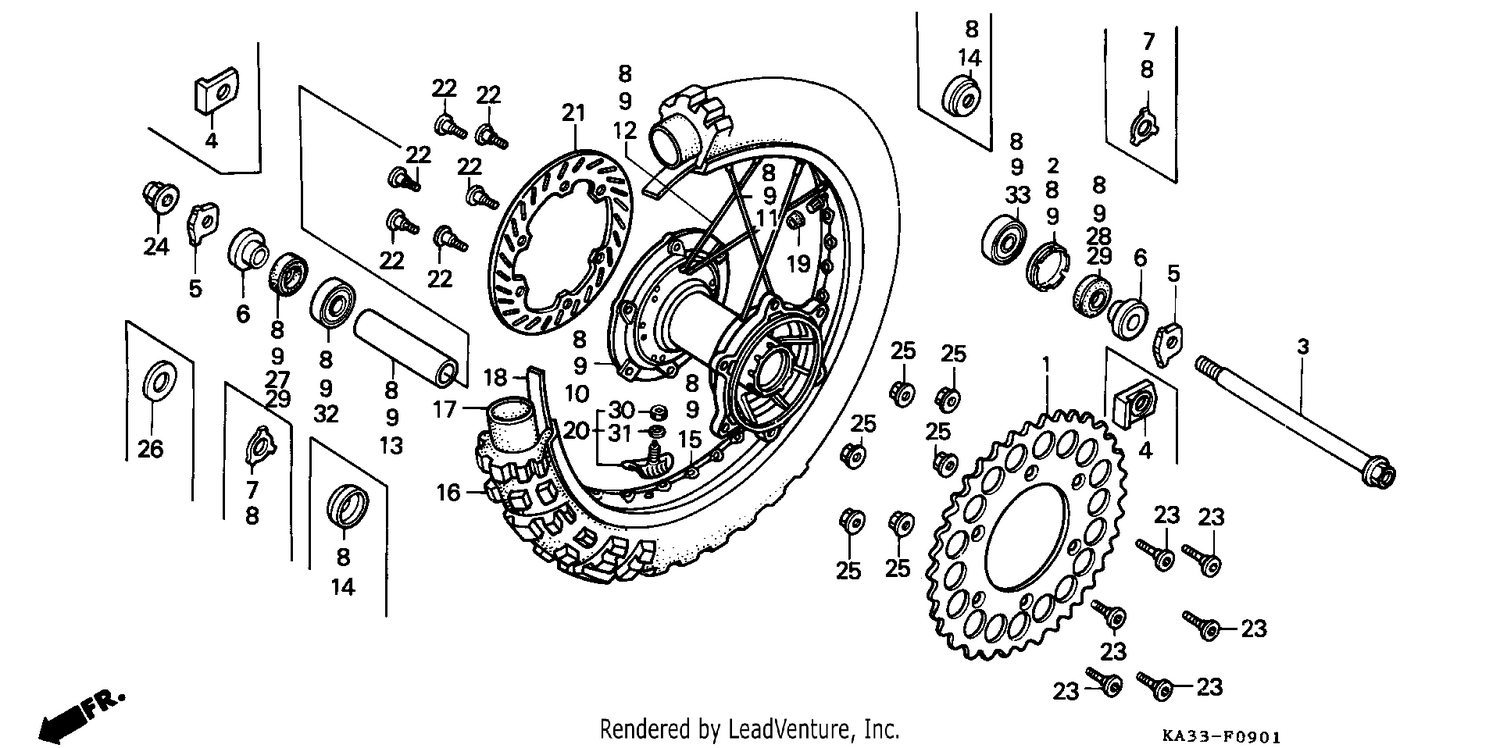 REAR WHEEL (2)