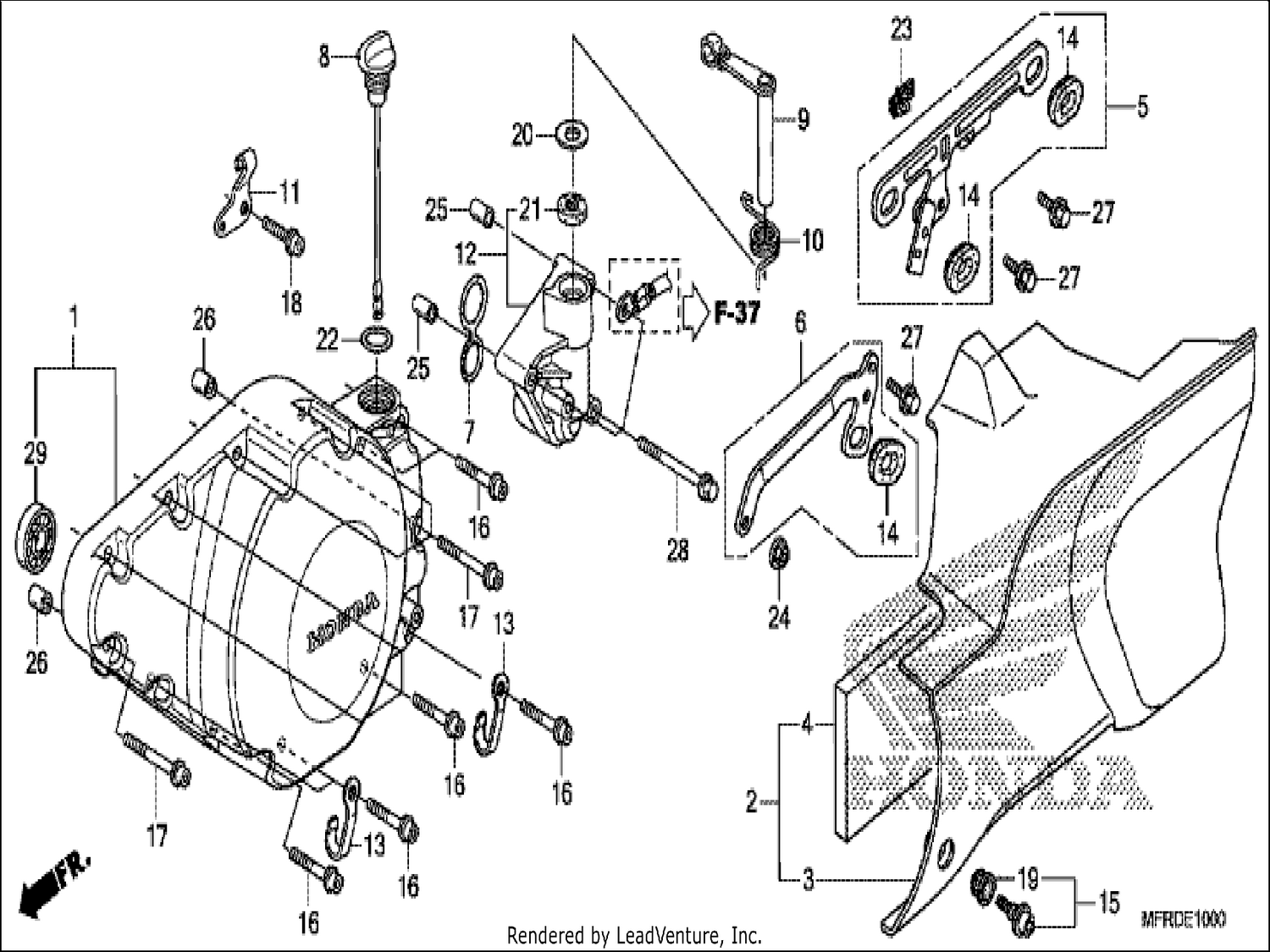  LEFT CRANKCASE COVER