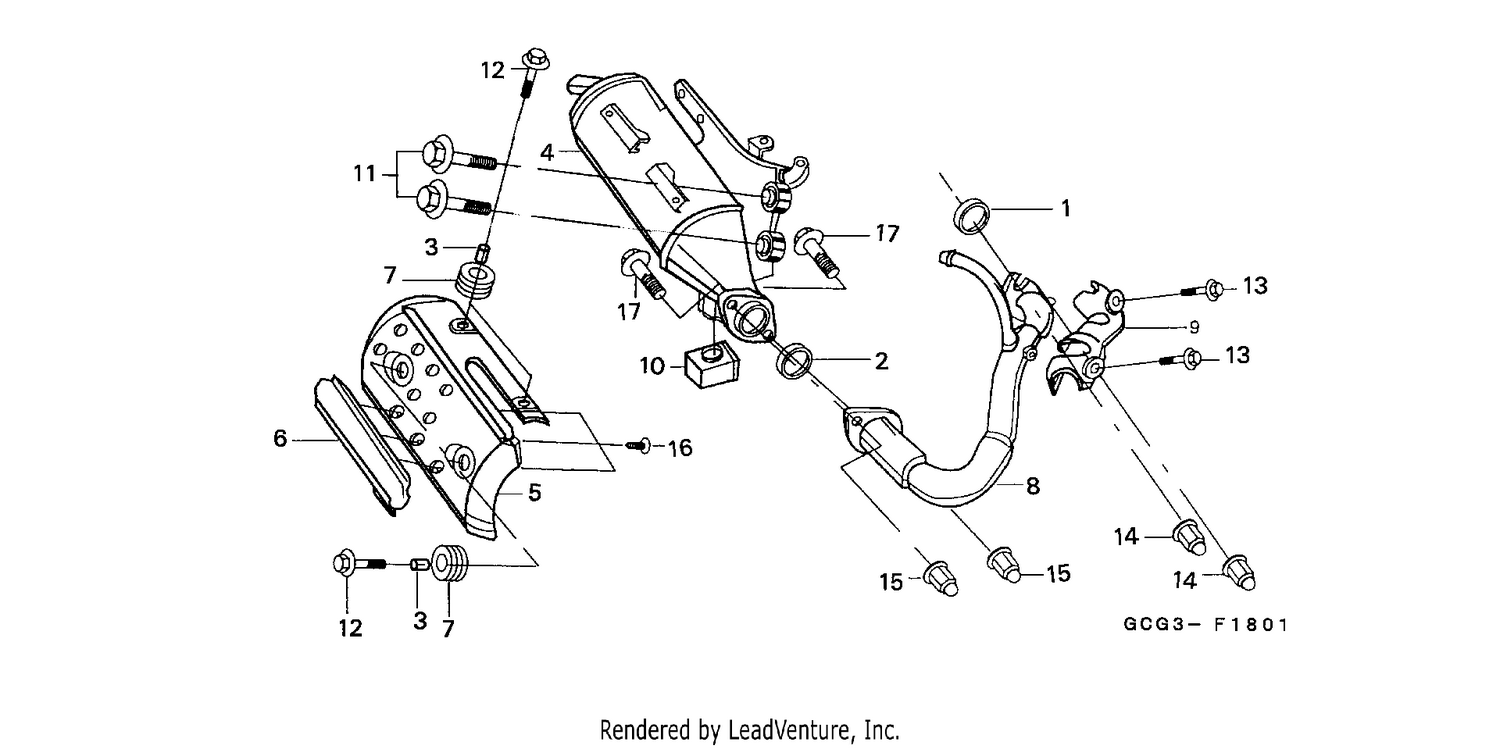 EXHAUST MUFFLER (2)