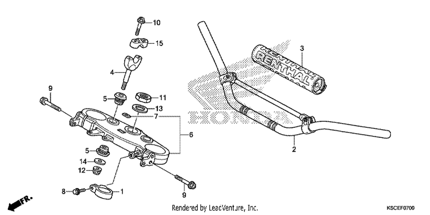  HANDLE PIPE/TOP BRIDGE
