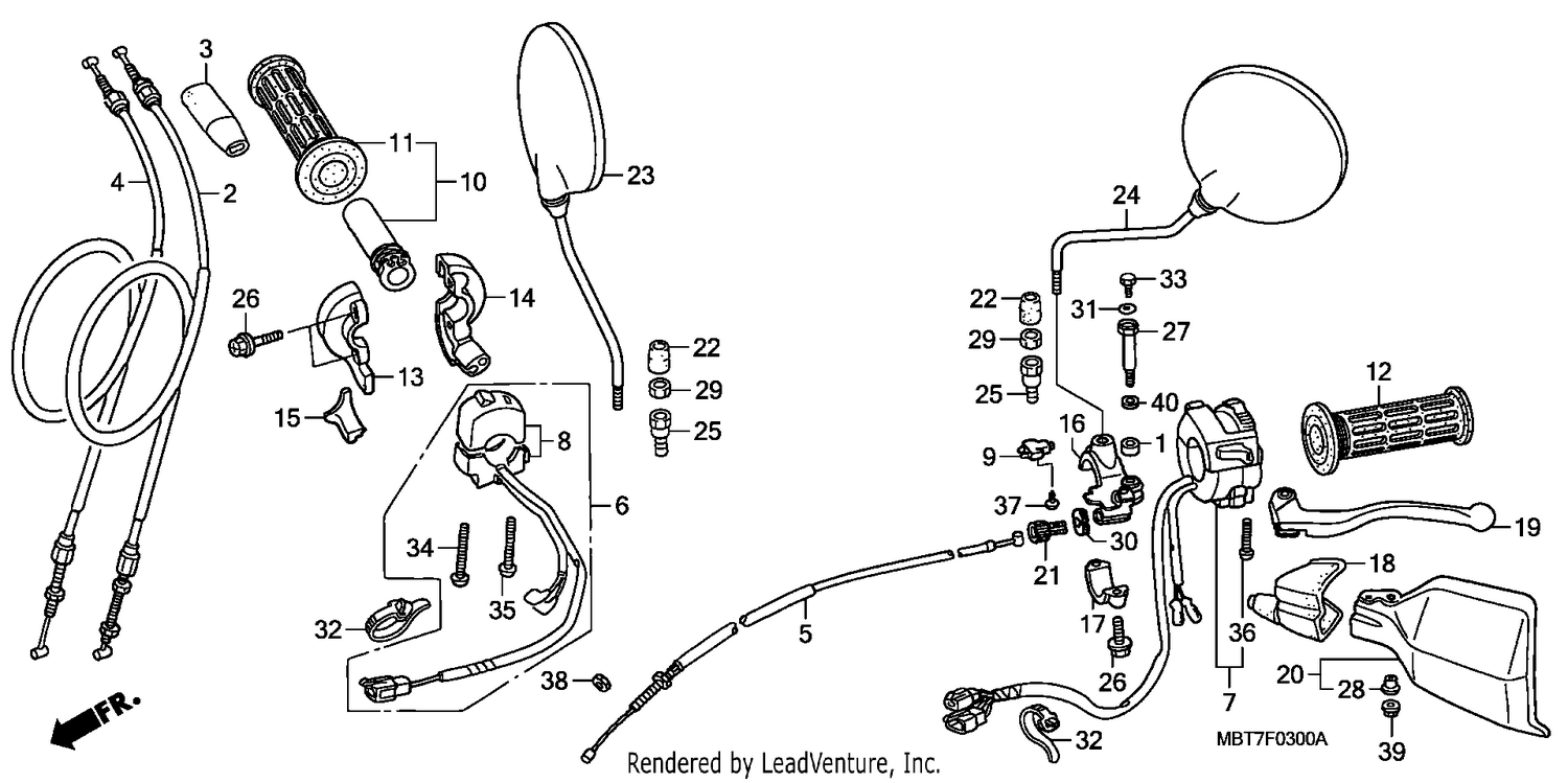 HANDLE LEVER/SWITCH/CABLE