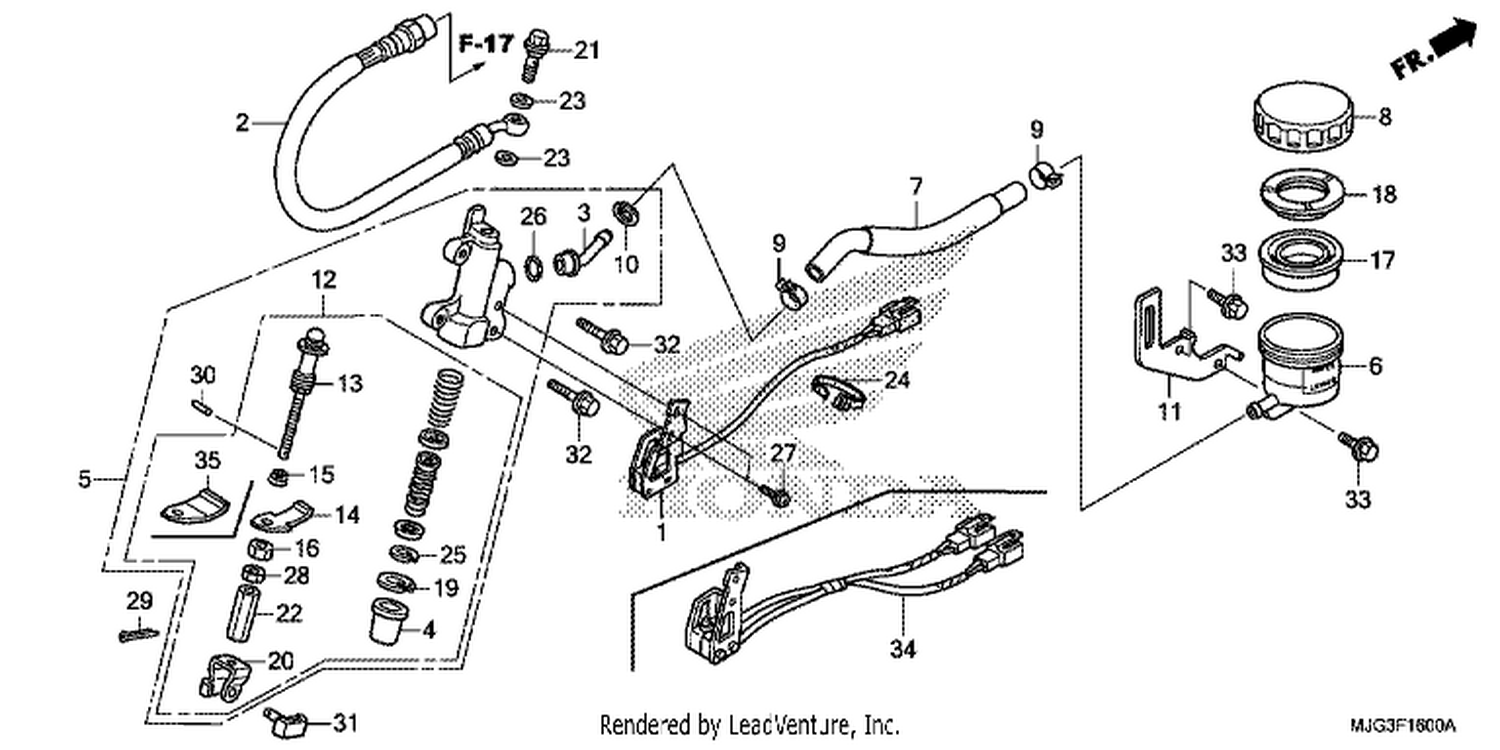  REAR BRAKE MASTER CYLI NDER