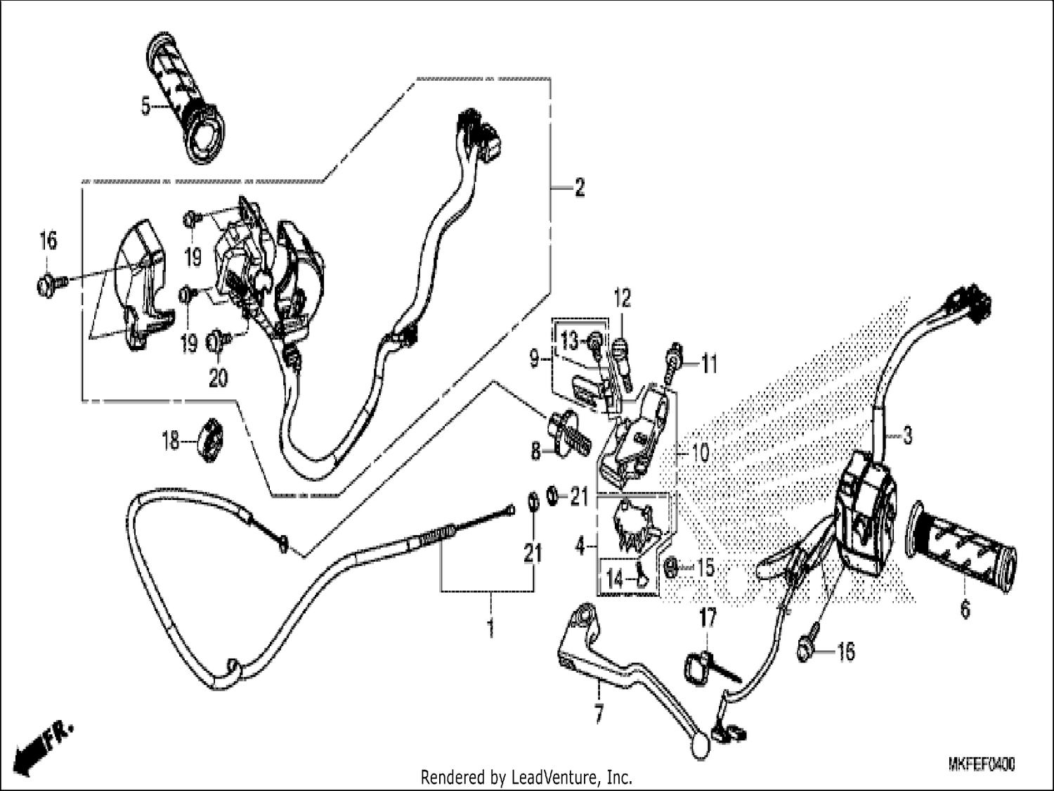  HANDLE LEVER/SWITCH/CABLE