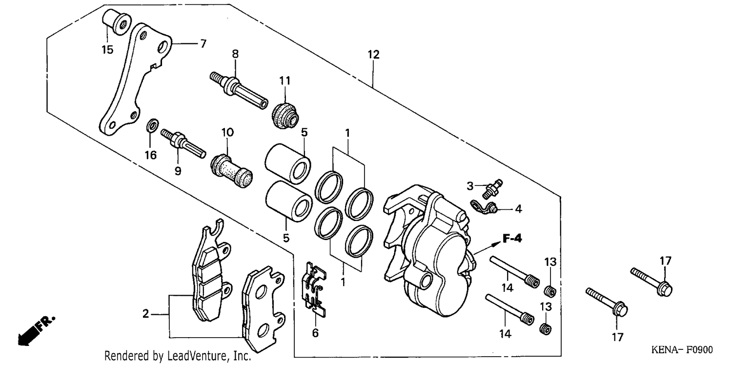 FRONT BRAKE CALIPER