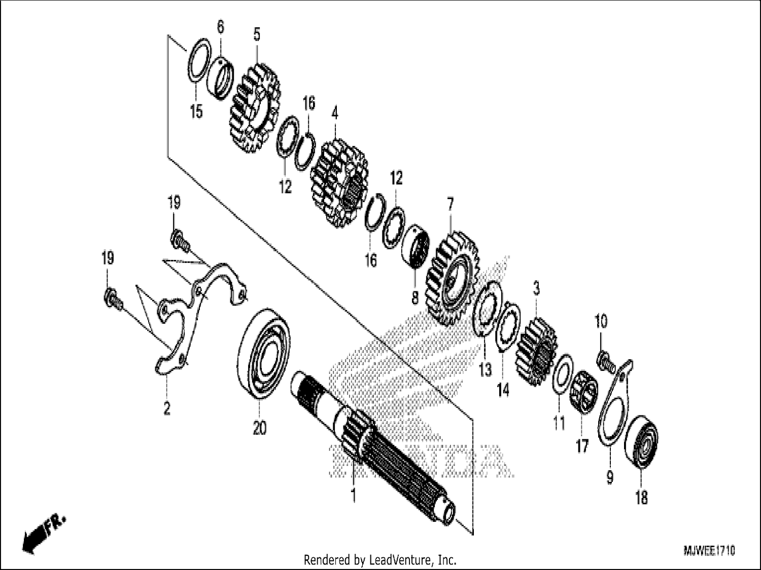  10 TRANSMISSION (MAINSHAFT)