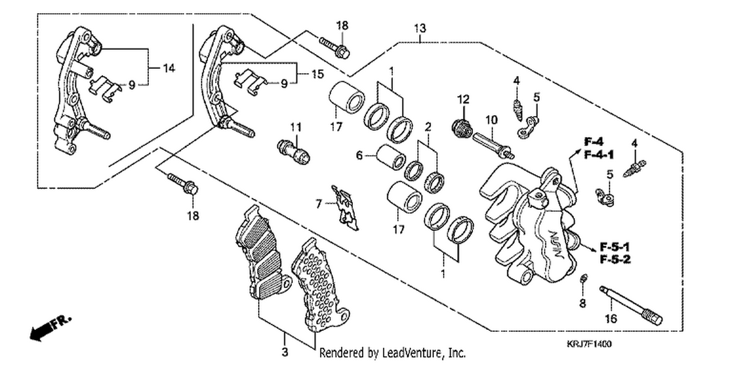  FRONT BRAKE CALI PER