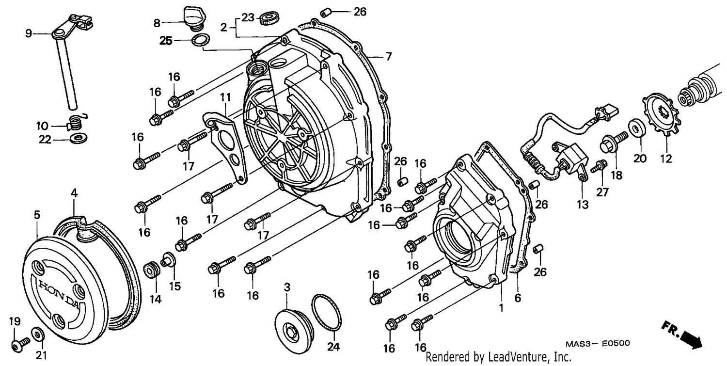 RIGHT CRANKCASE COVER