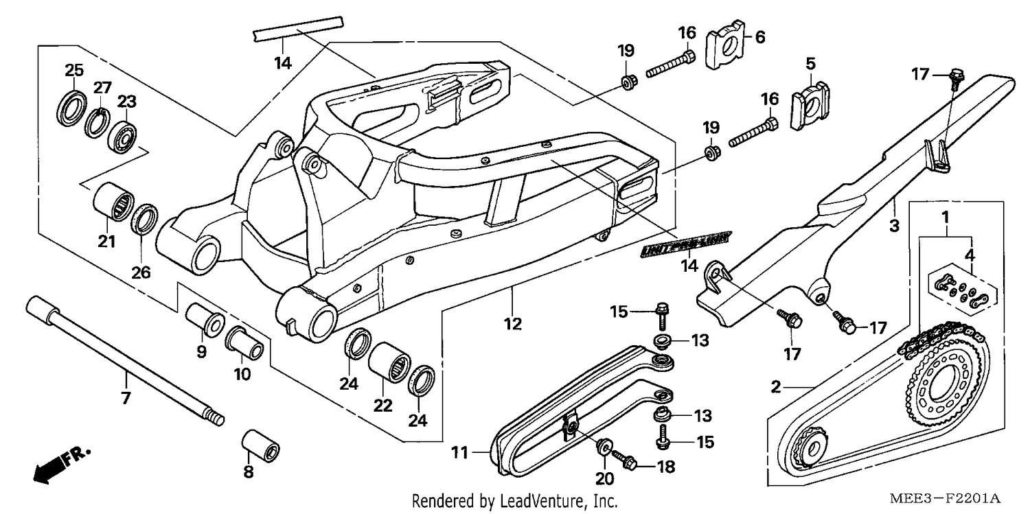 SWINGARM (CBR600RR5/6)