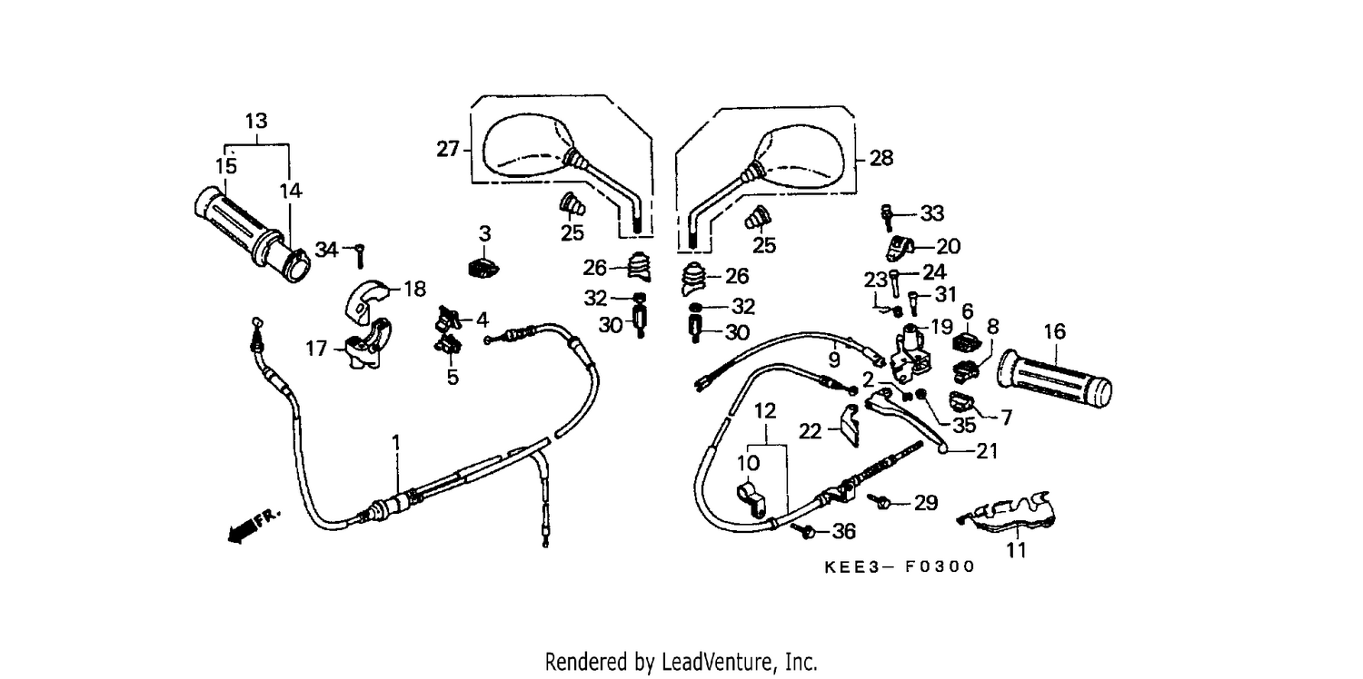 HANDLE LEVER/SWITCH/CABLE