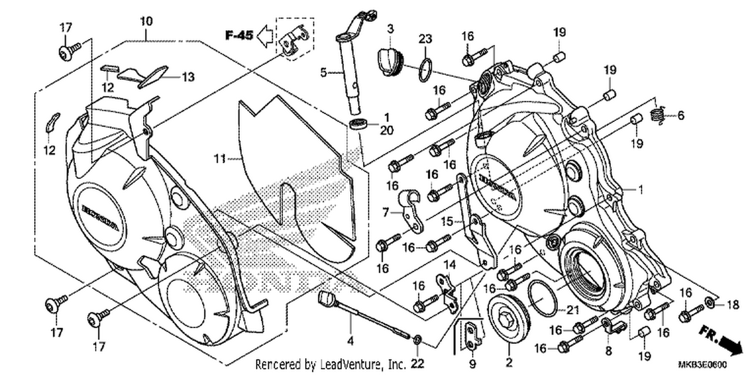  RI GHT CRANKCASE COVER