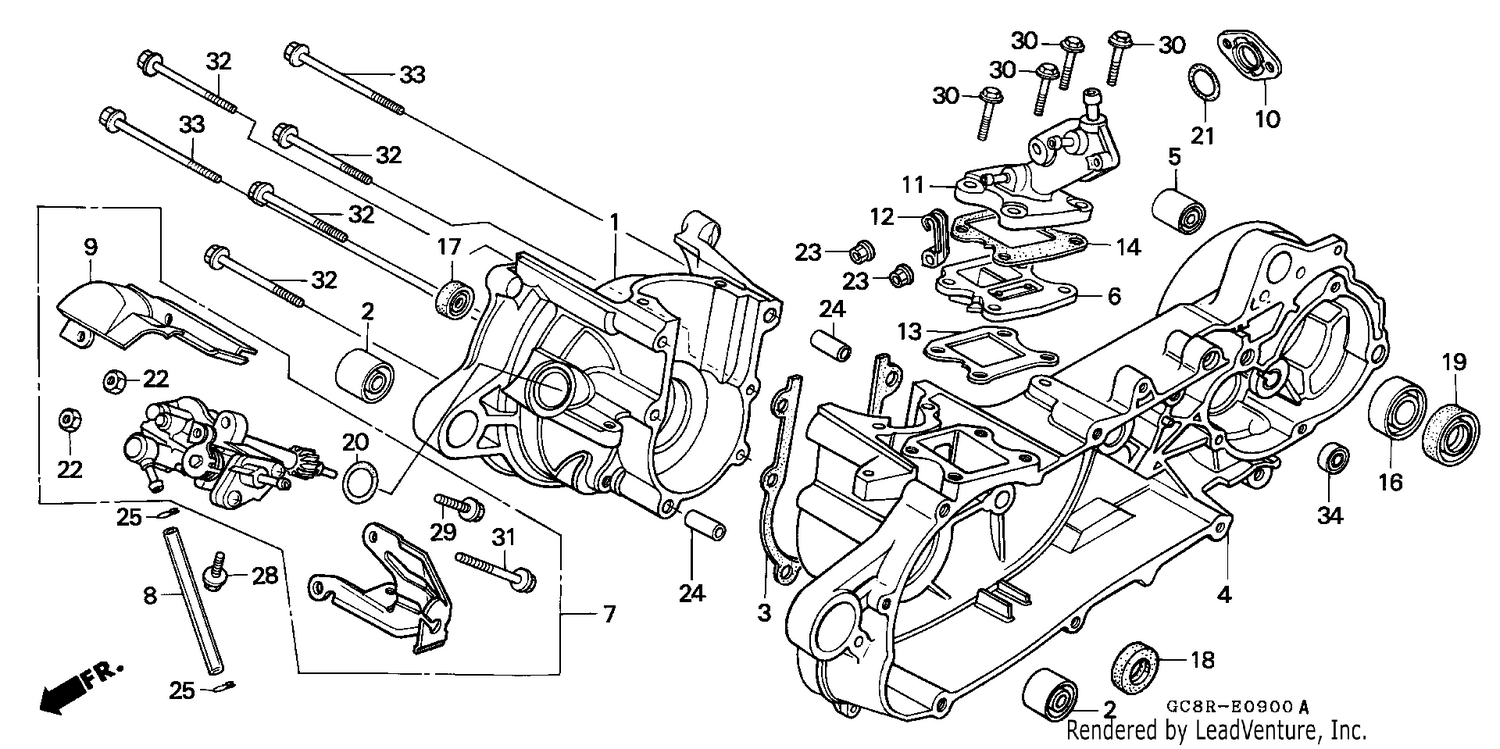 CRANKCASE/OIL PUMP