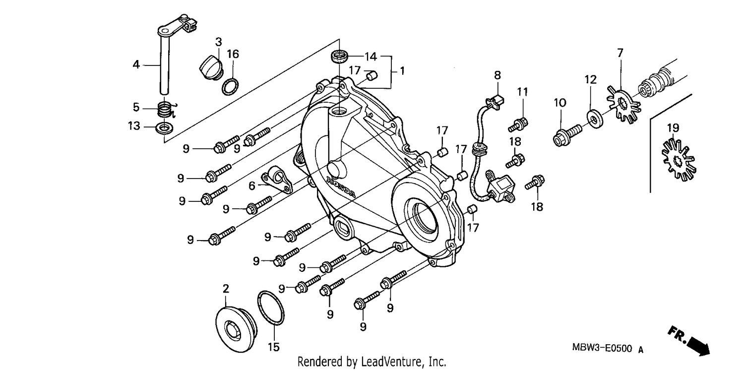 RIGHT CRANKCASE COVER