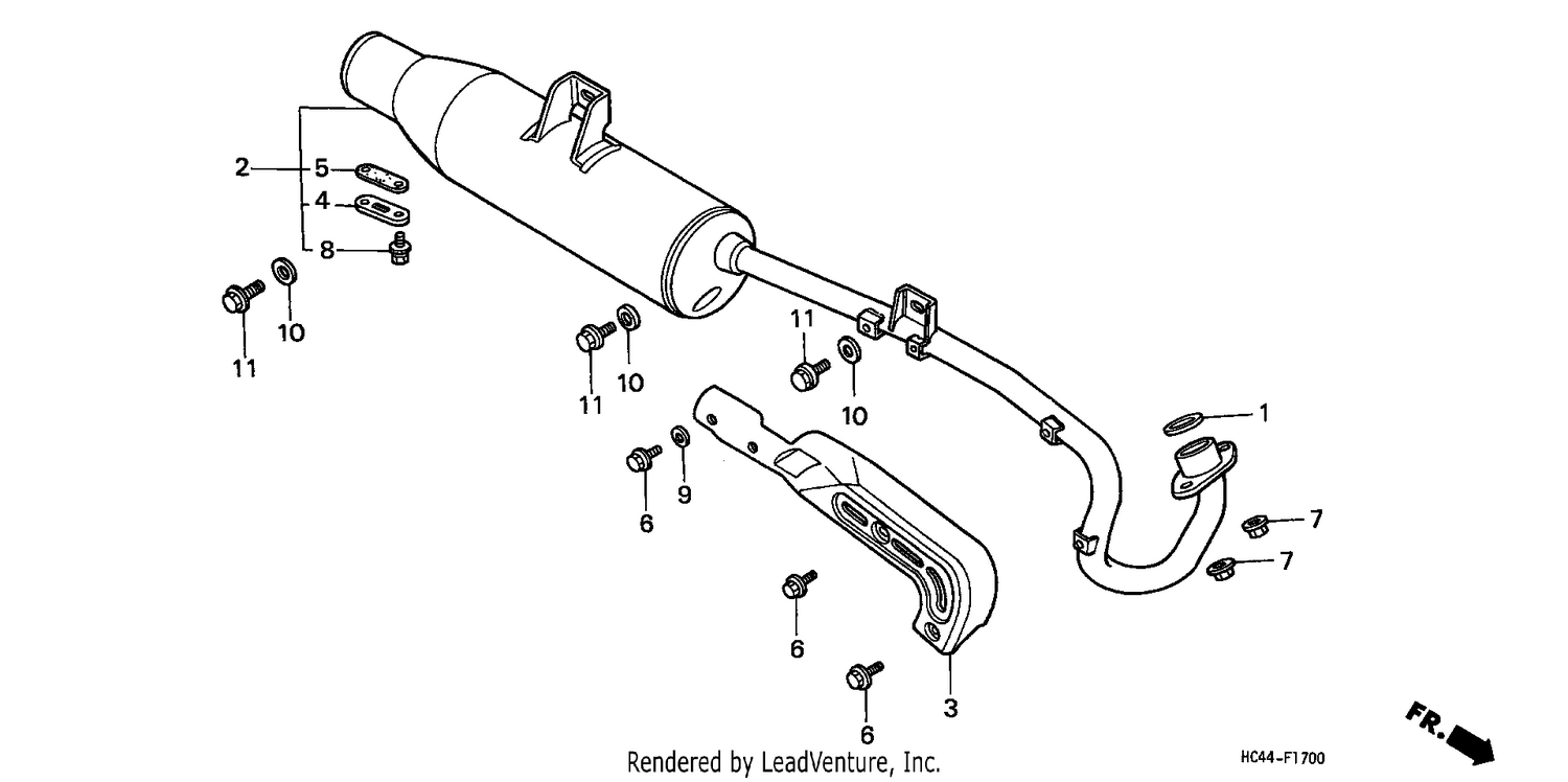 EXHAUST MUFFLER