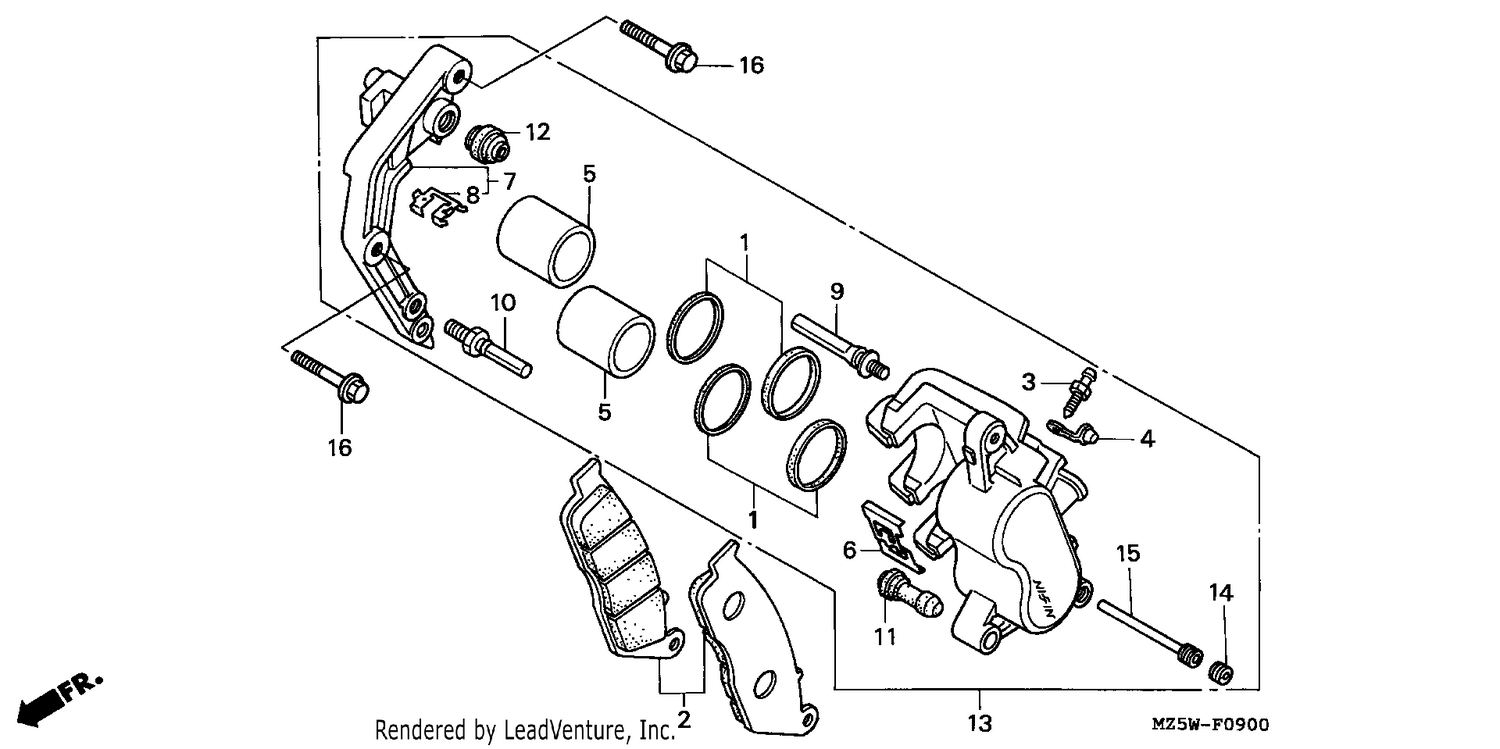 FRONT BRAKE CALIPER