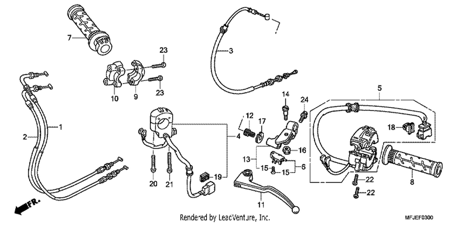  HANDLE LEVER/SWITCH/CABLE