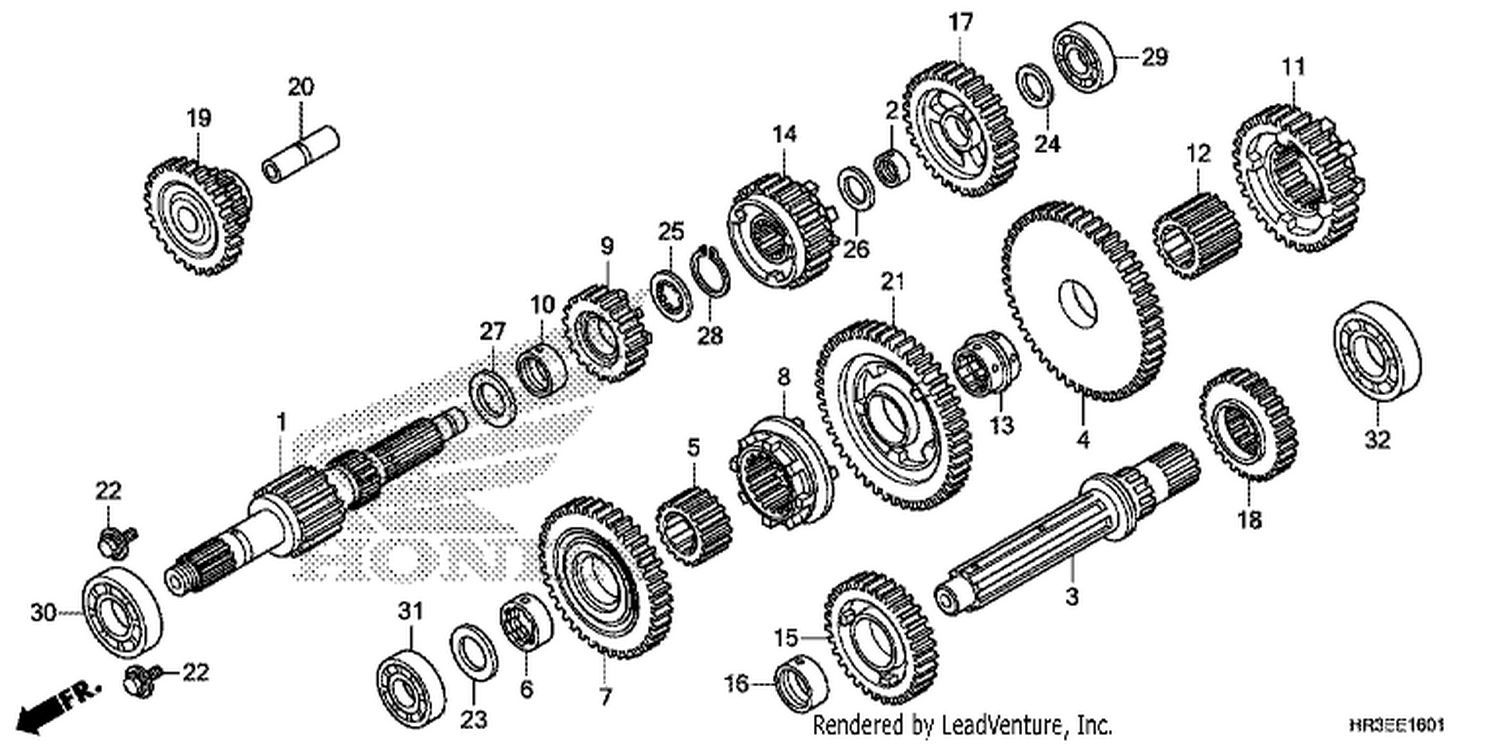  1 TRANSMISSION (TRX420FE1/FM1/FM2/TE1/TM1)
