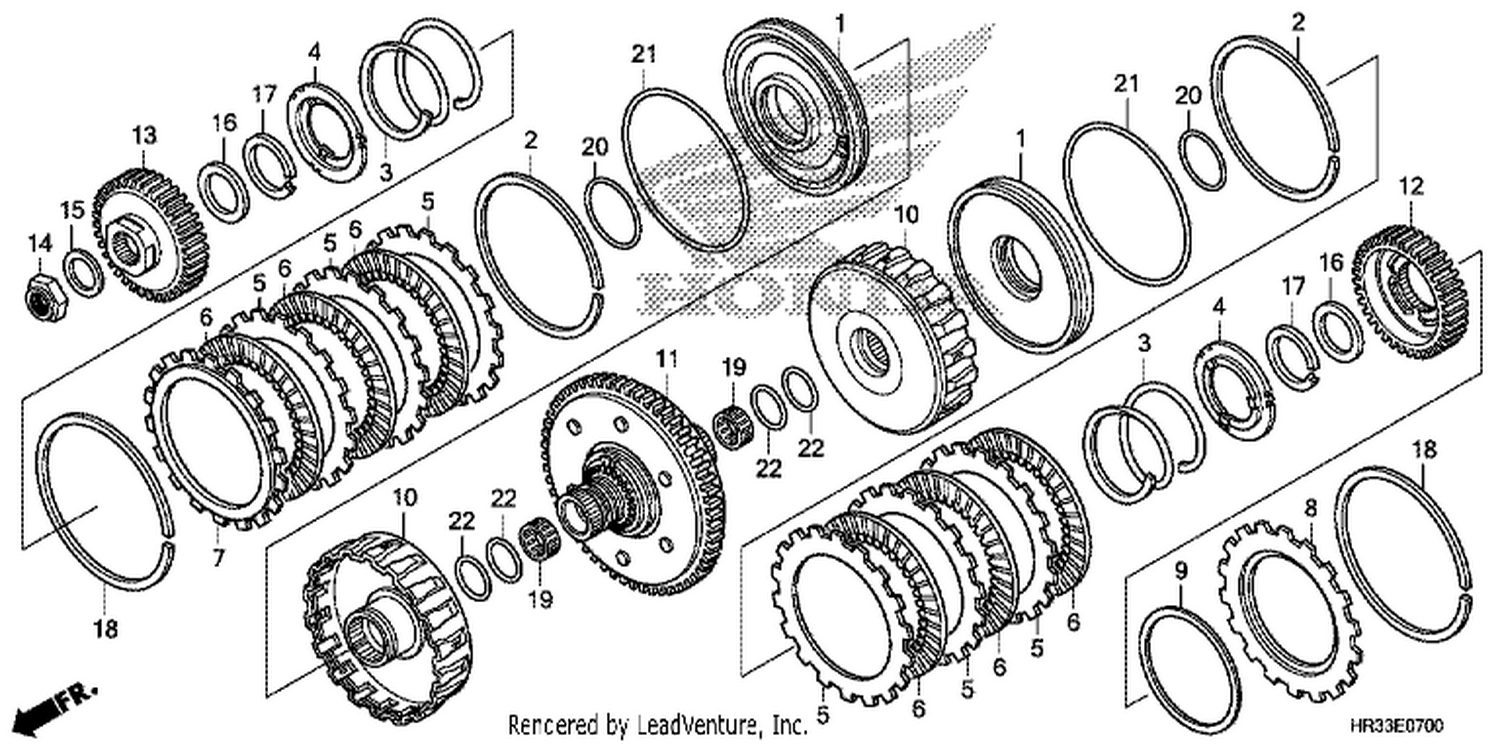  CLUTCH (TRX420FA1/FA2)