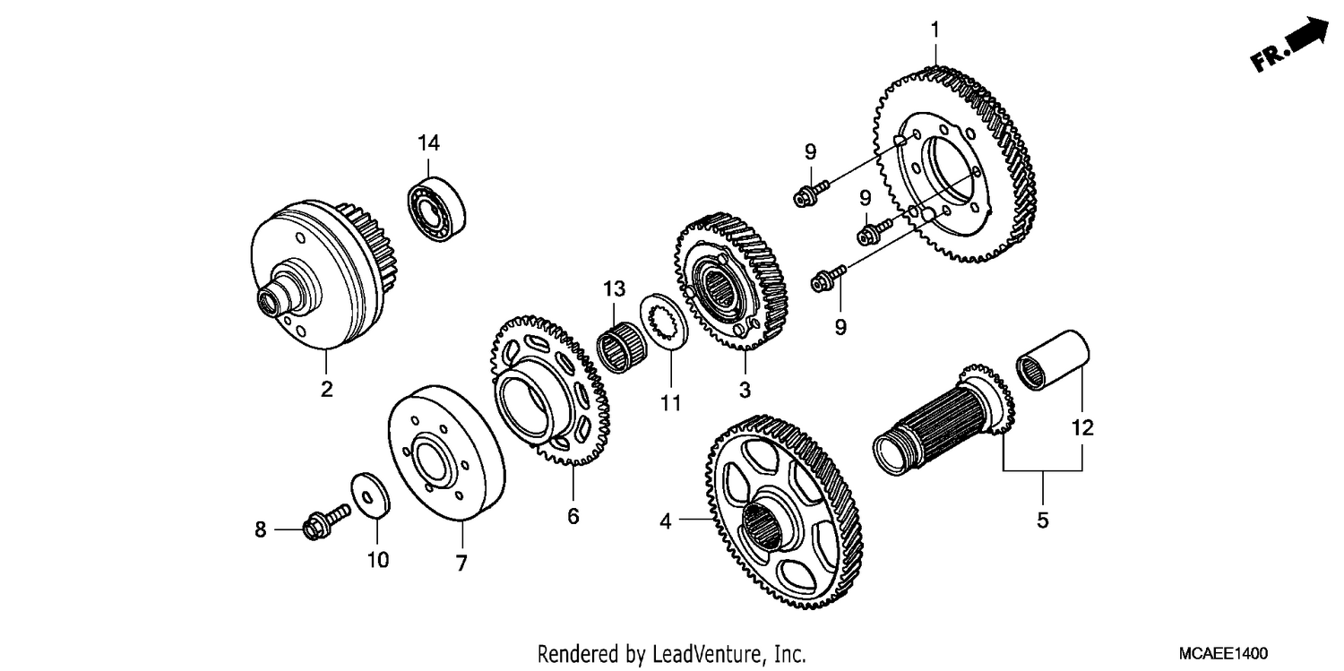 PRIMARY DRIVE GEAR