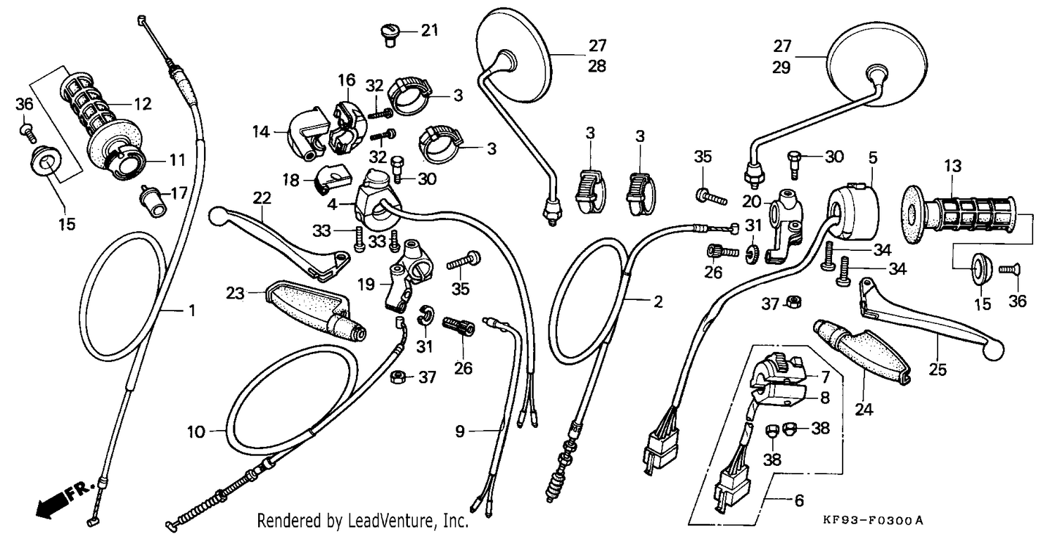HANDLE LEVER/SWITCH/CABLE