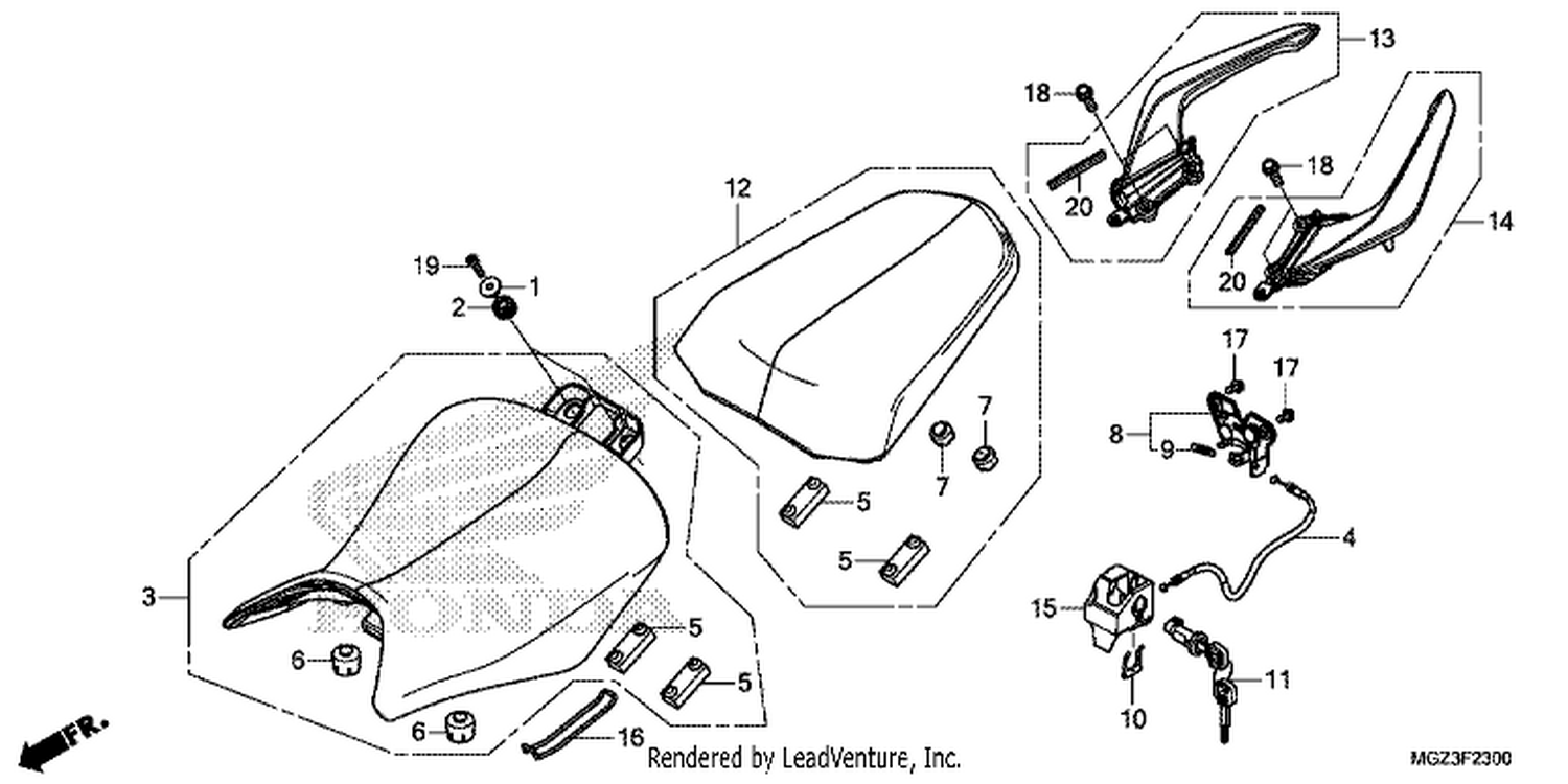  SEAT/REAR GRIP