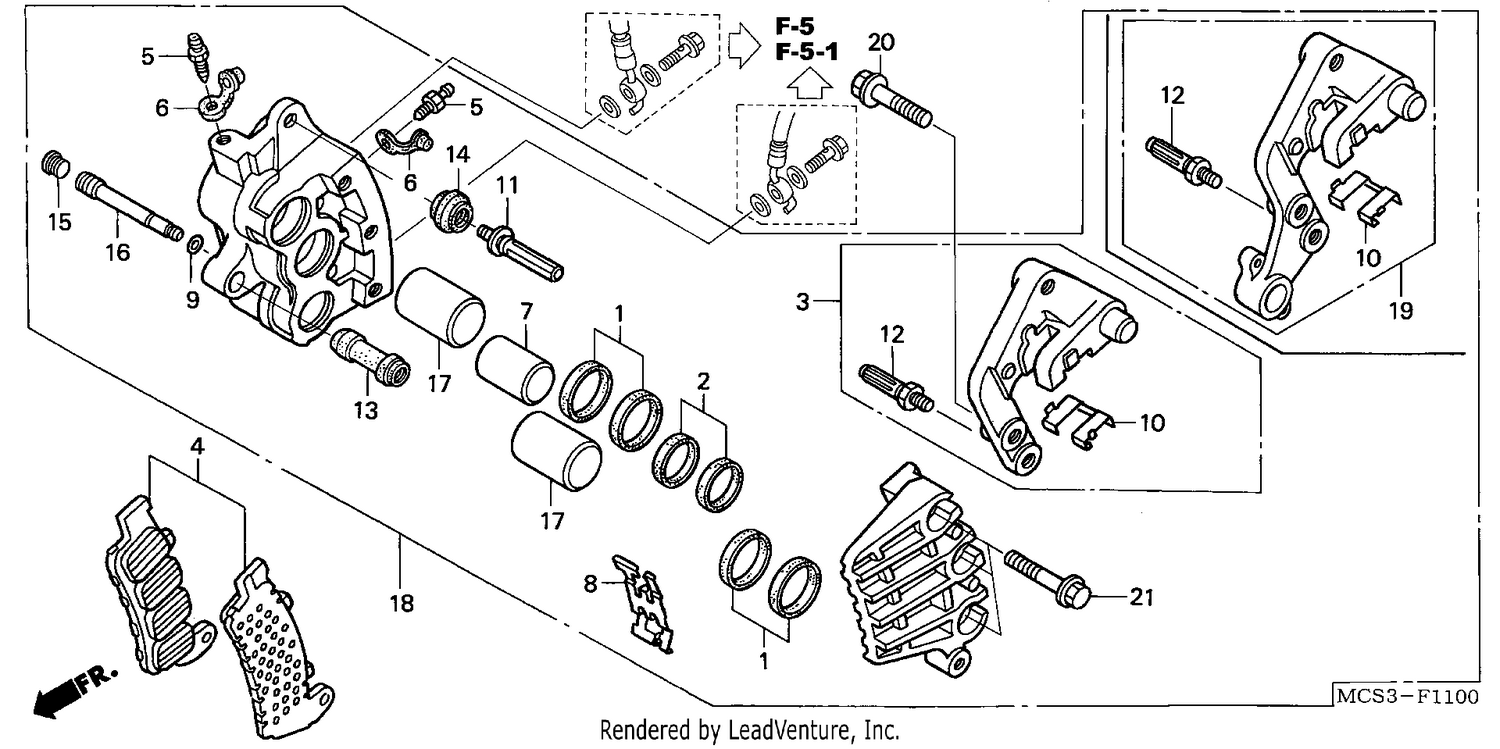R. FRONT BRAKE CALIPER
