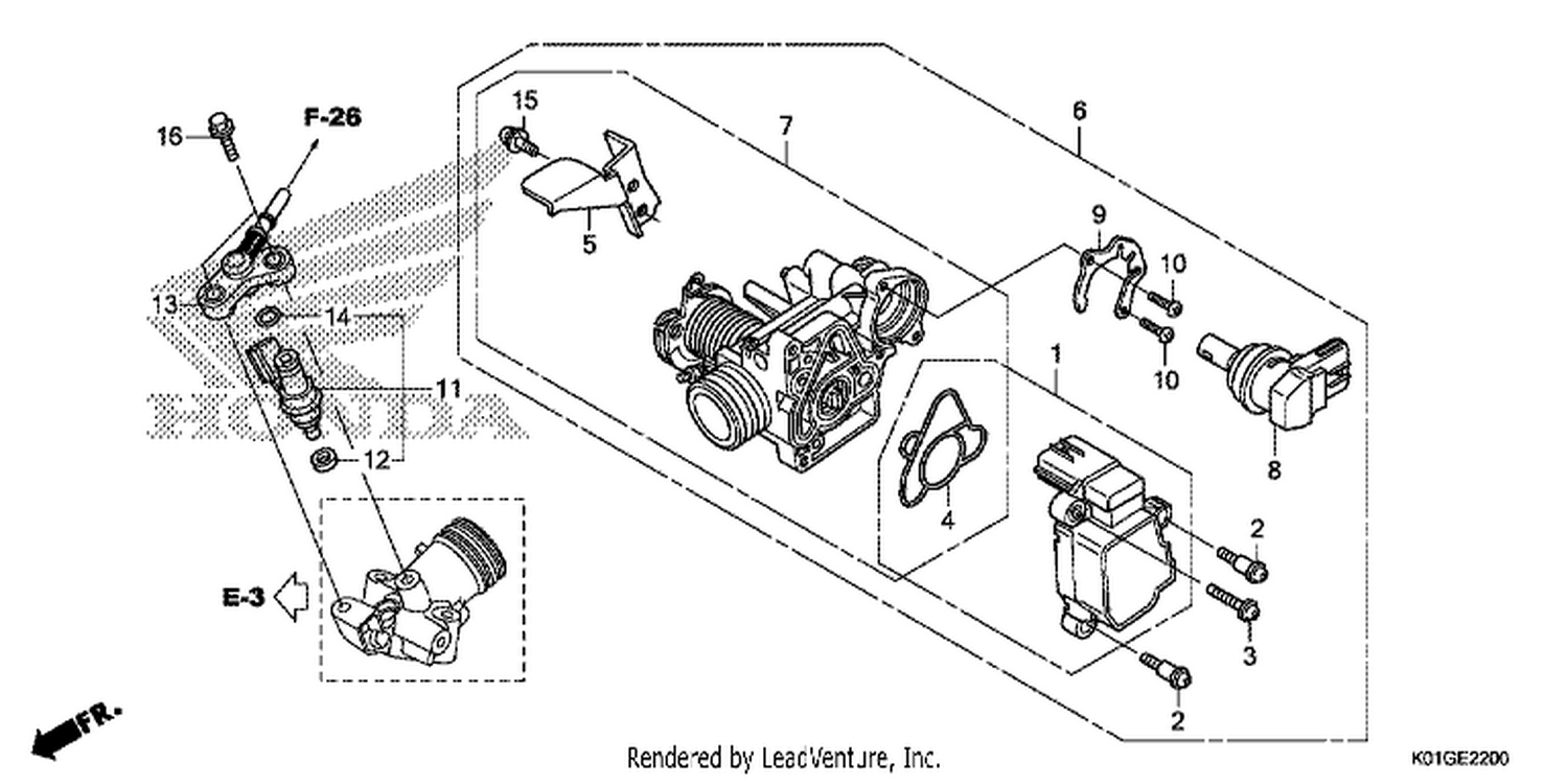  THROTTLE BODY/FUEL INJECTOR