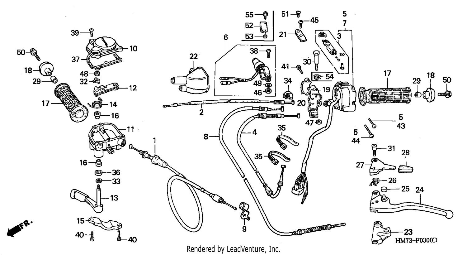 HANDLE LEVER/SWITCH/CABLE