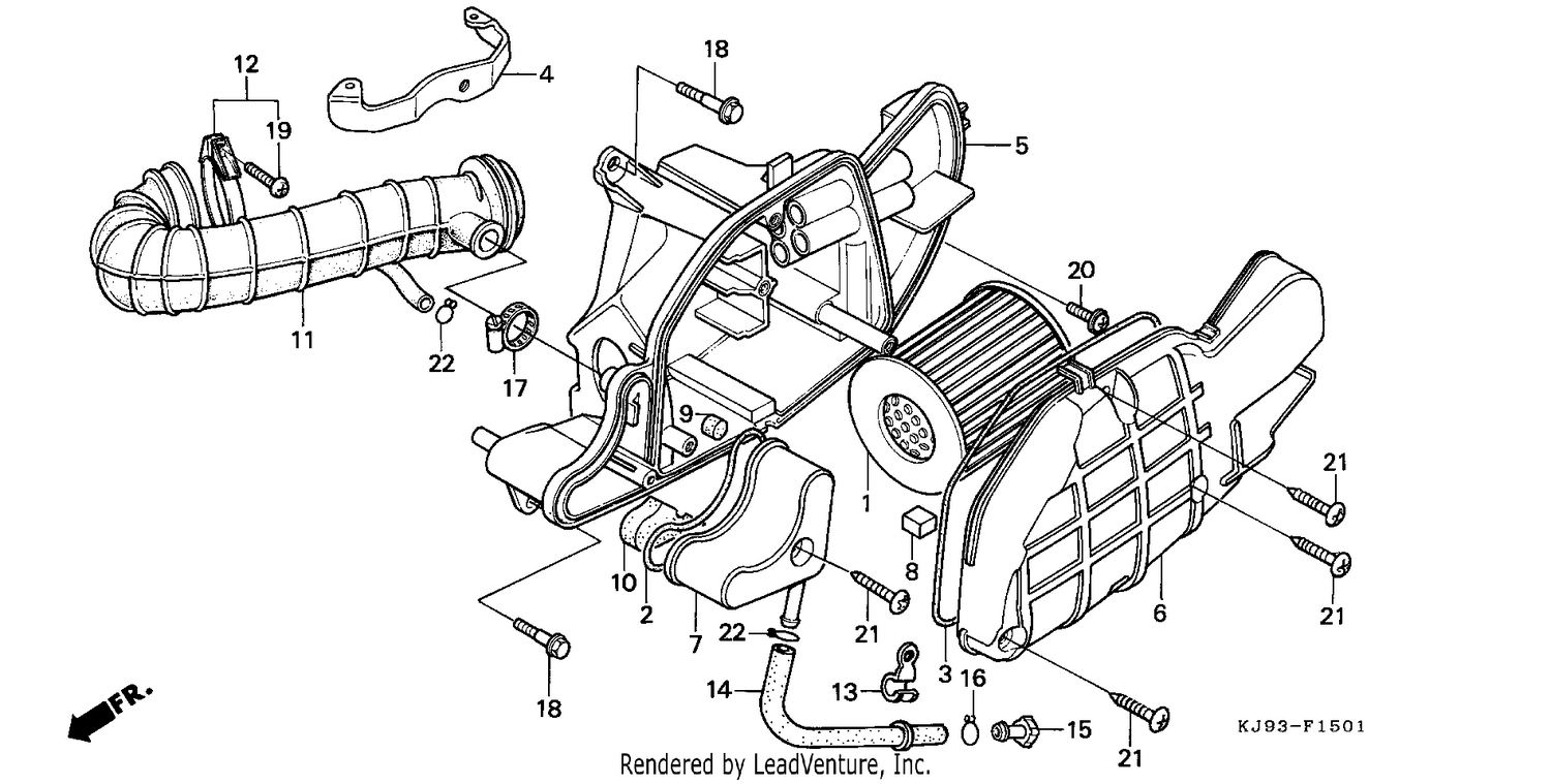 AIR CLEANER (CH125J/L/M/N/P/R)
