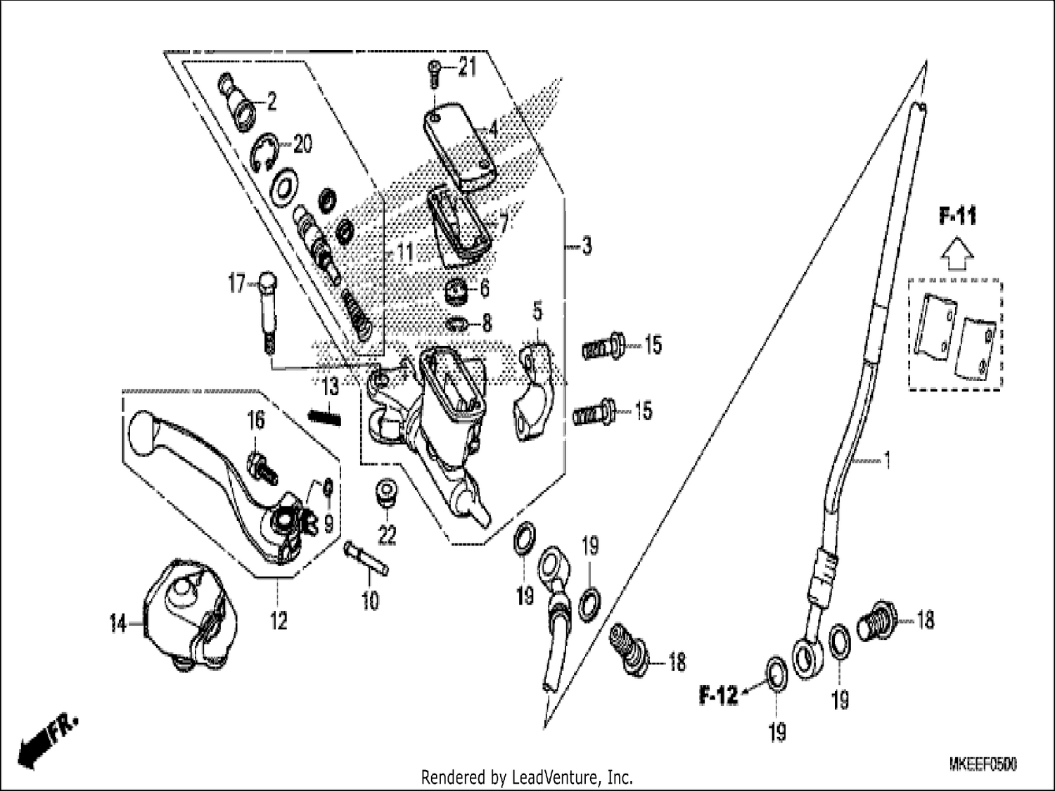  FRONT BRAKE MASTER CYLINDER