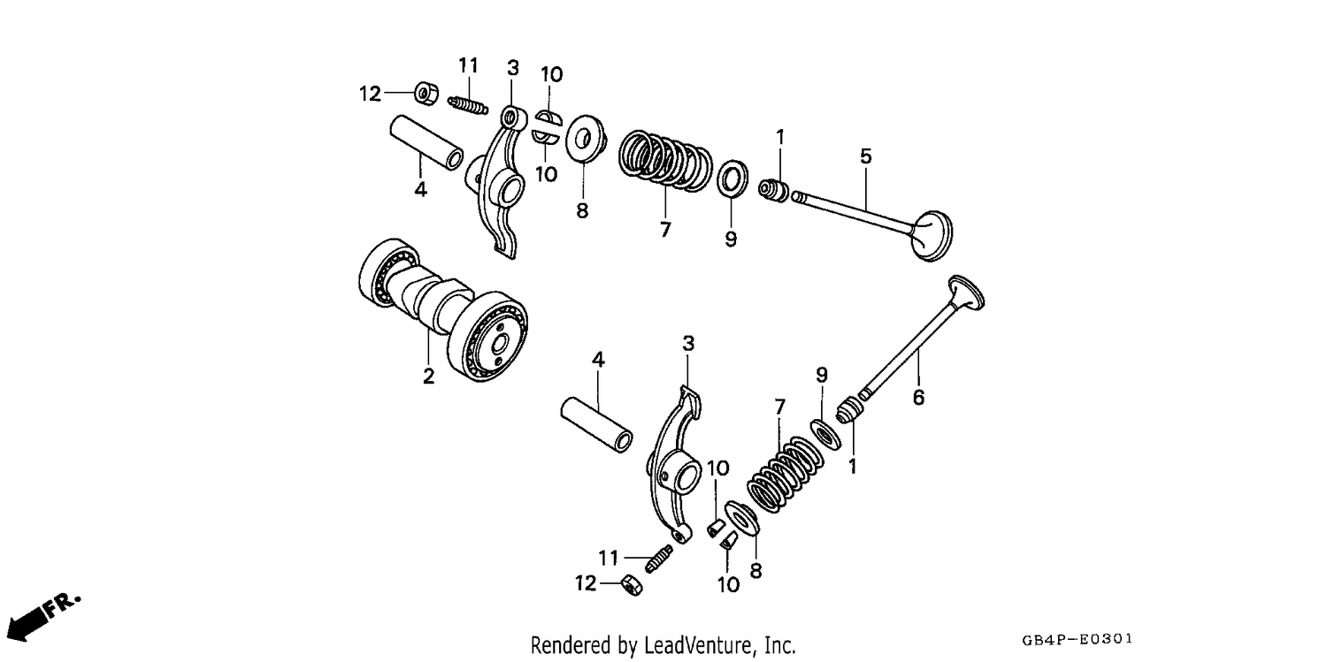 CAMSHAFT/VALVE (C50SP/C50ST)