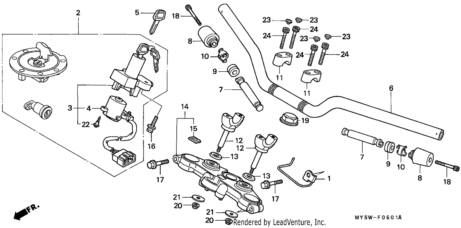 HANDLE PIPE/TOP BRIDGE (2)