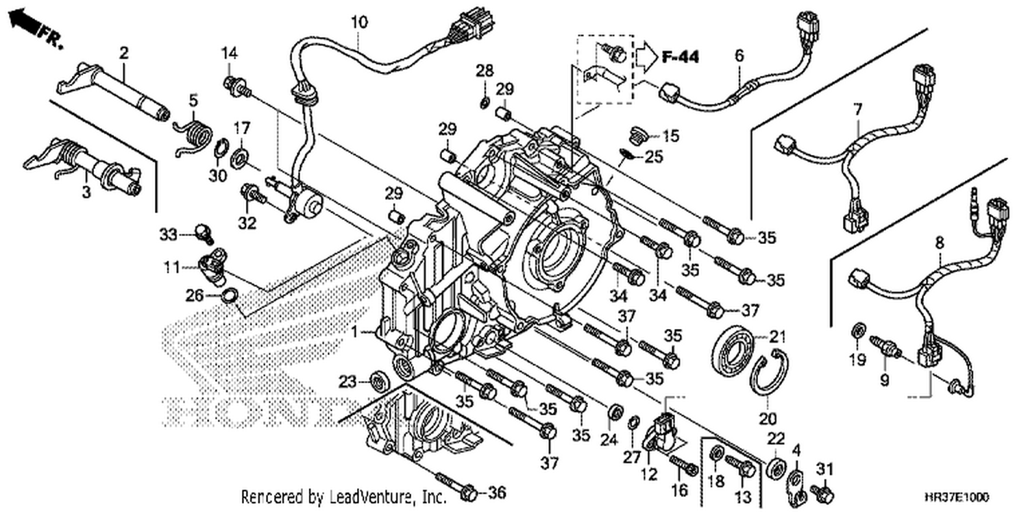  REAR CRANKCASE COVER