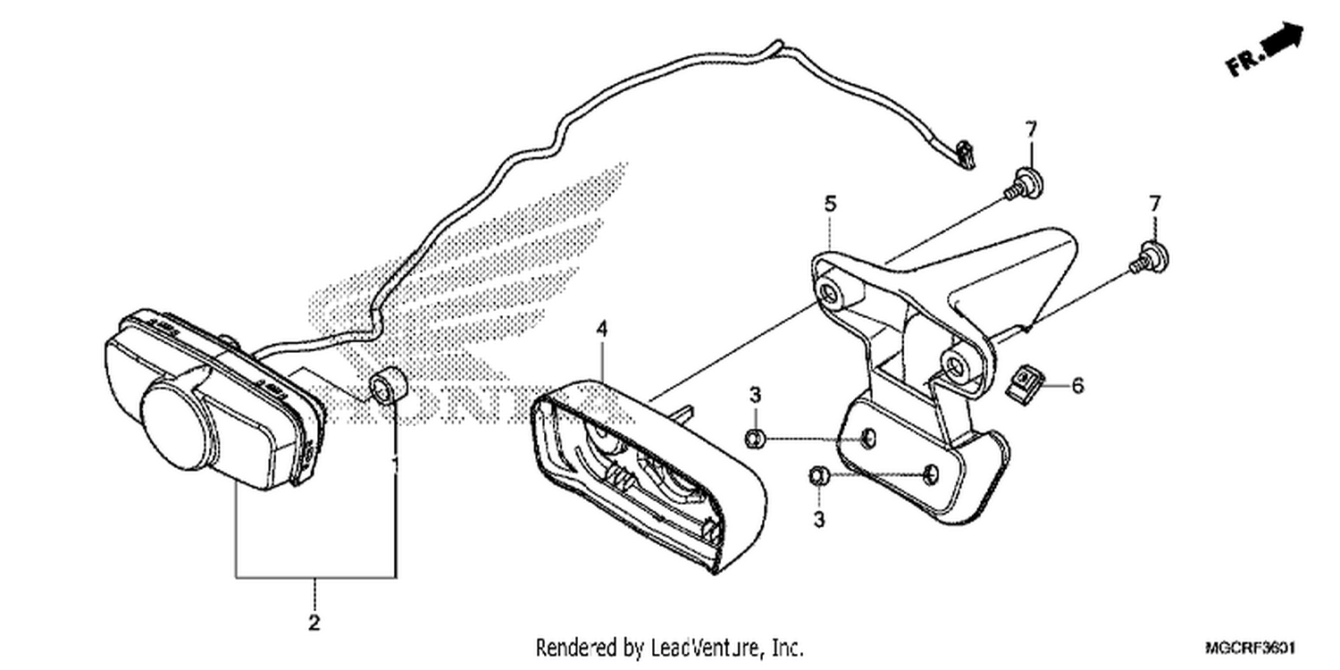  1 TAILLIGHT (CB1100CA/CAD/NA/NAD)
