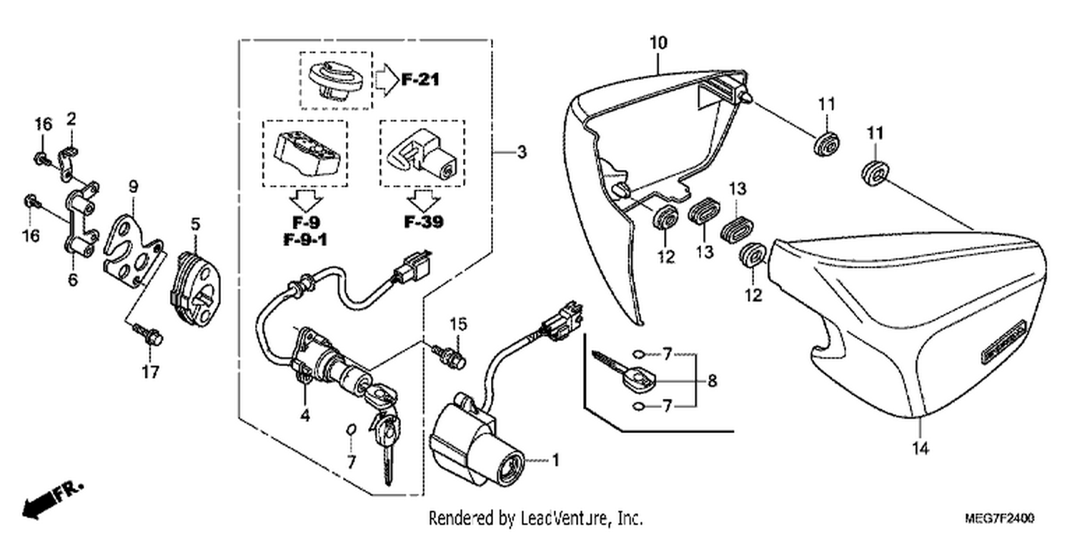  SIDE COVER (VT750C2B/C2S/CS/C/CA)