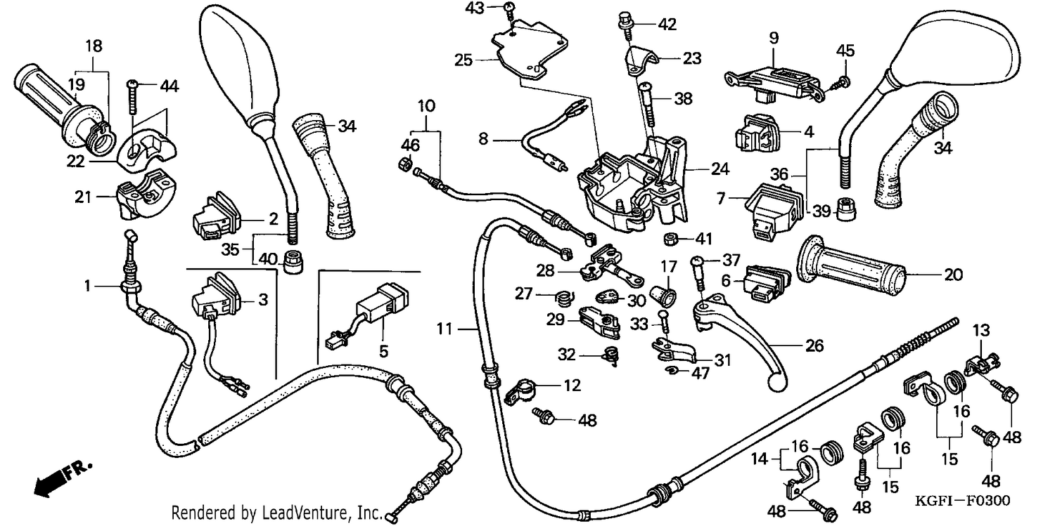 HANDLE LEVER/SWITCH/CABLE