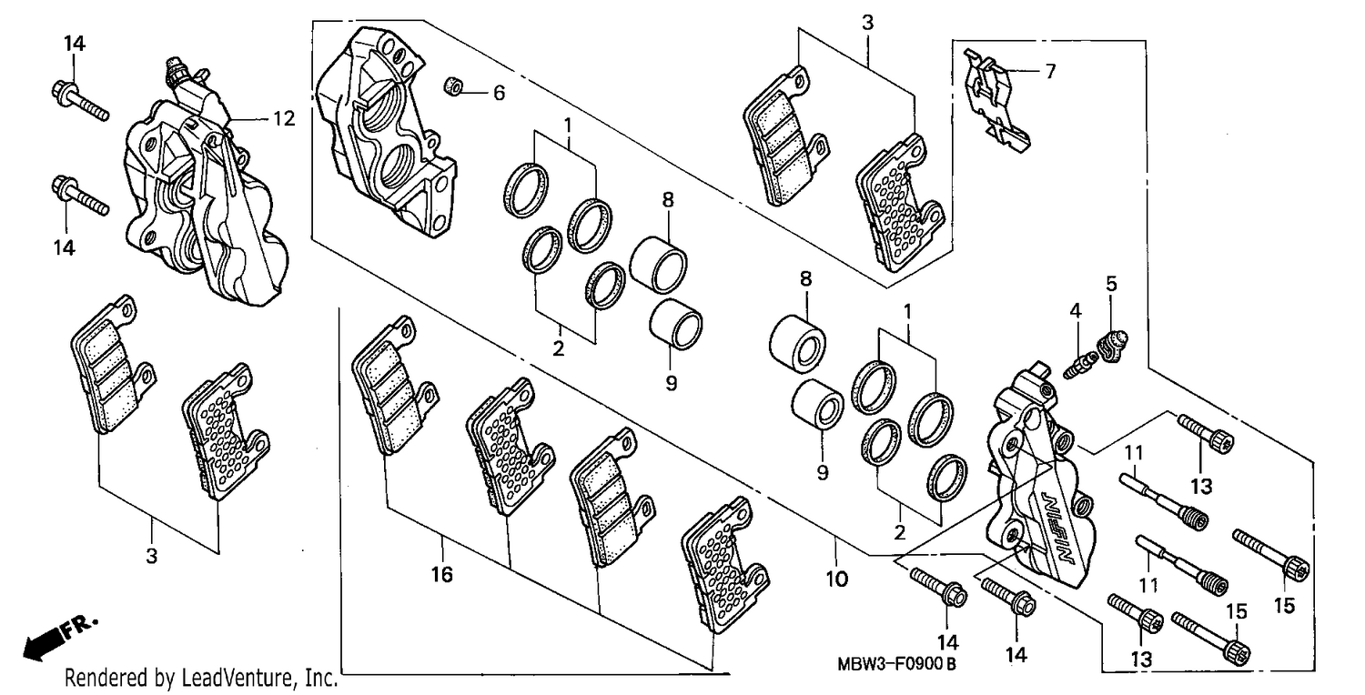 FRONT BRAKE CALIPER