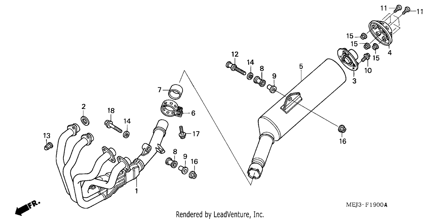 EXHAUST MUFFLER