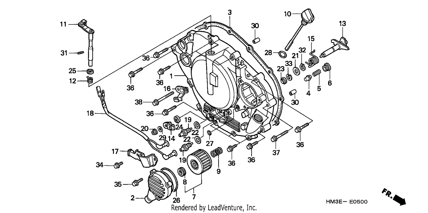 RIGHT CRANKCASE COVER
