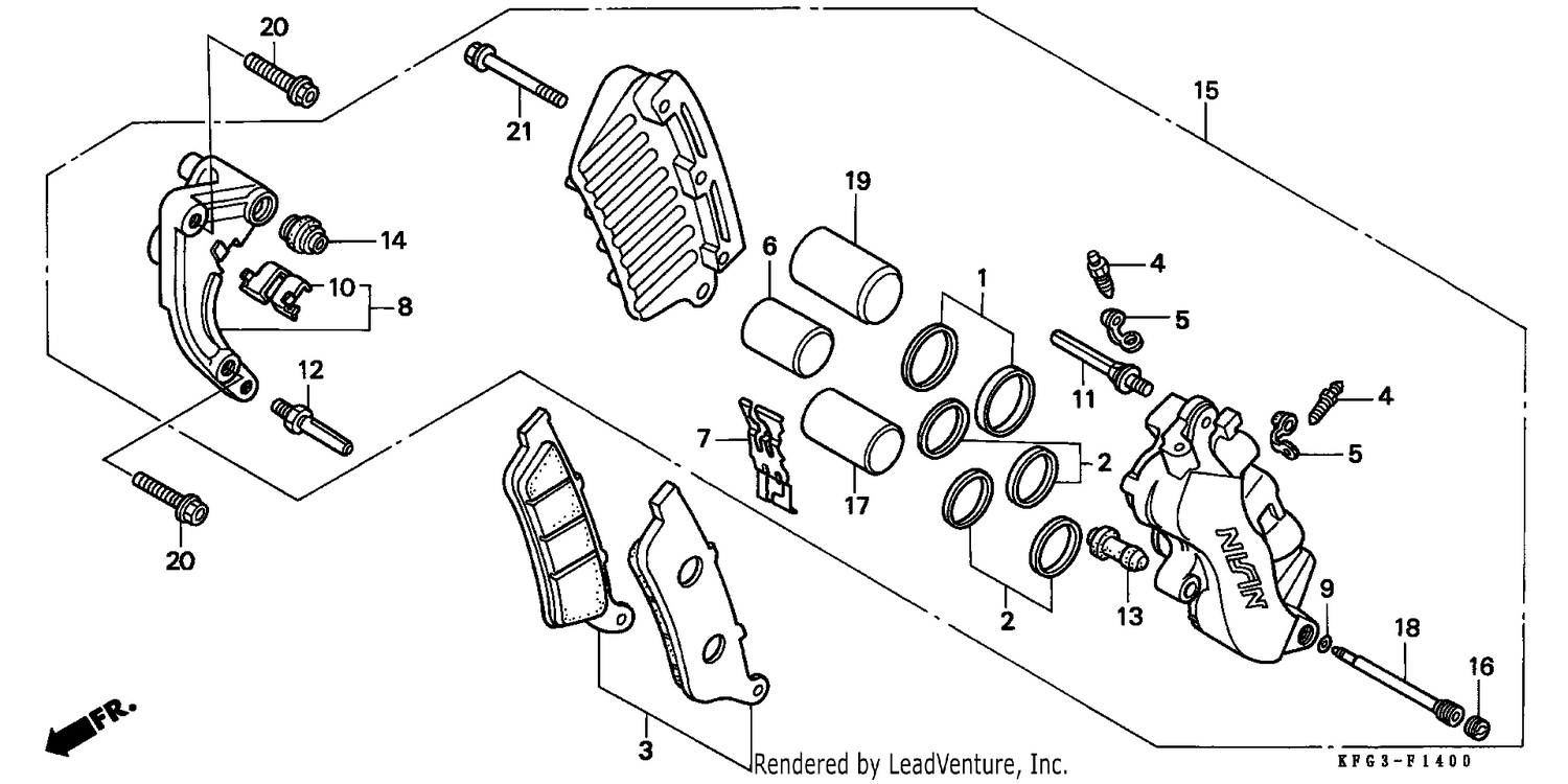 FRONT BRAKE CALIPER