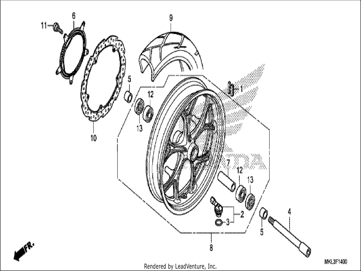  FRONT WHEEL