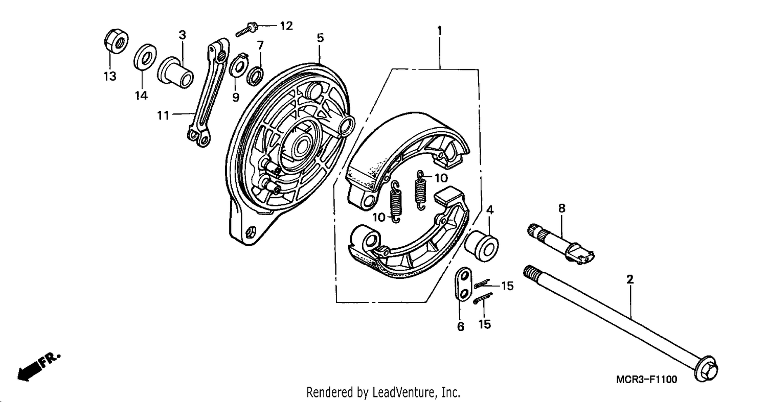 REAR BRAKE PANEL