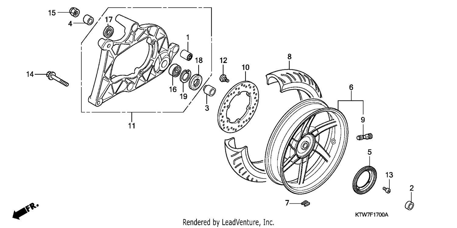 REAR WHEEL/SWINGARM