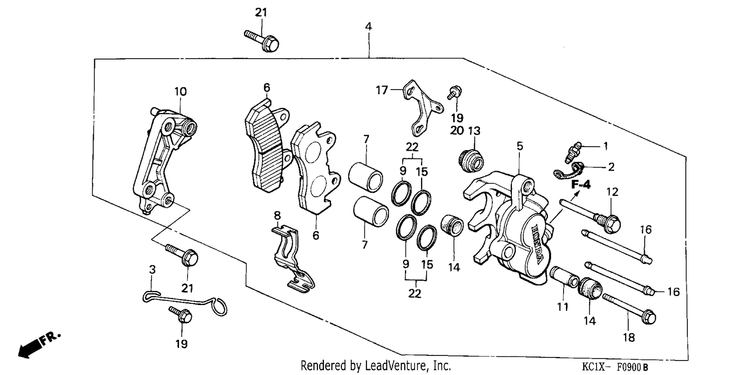 FRONT BRAKE CALIPER