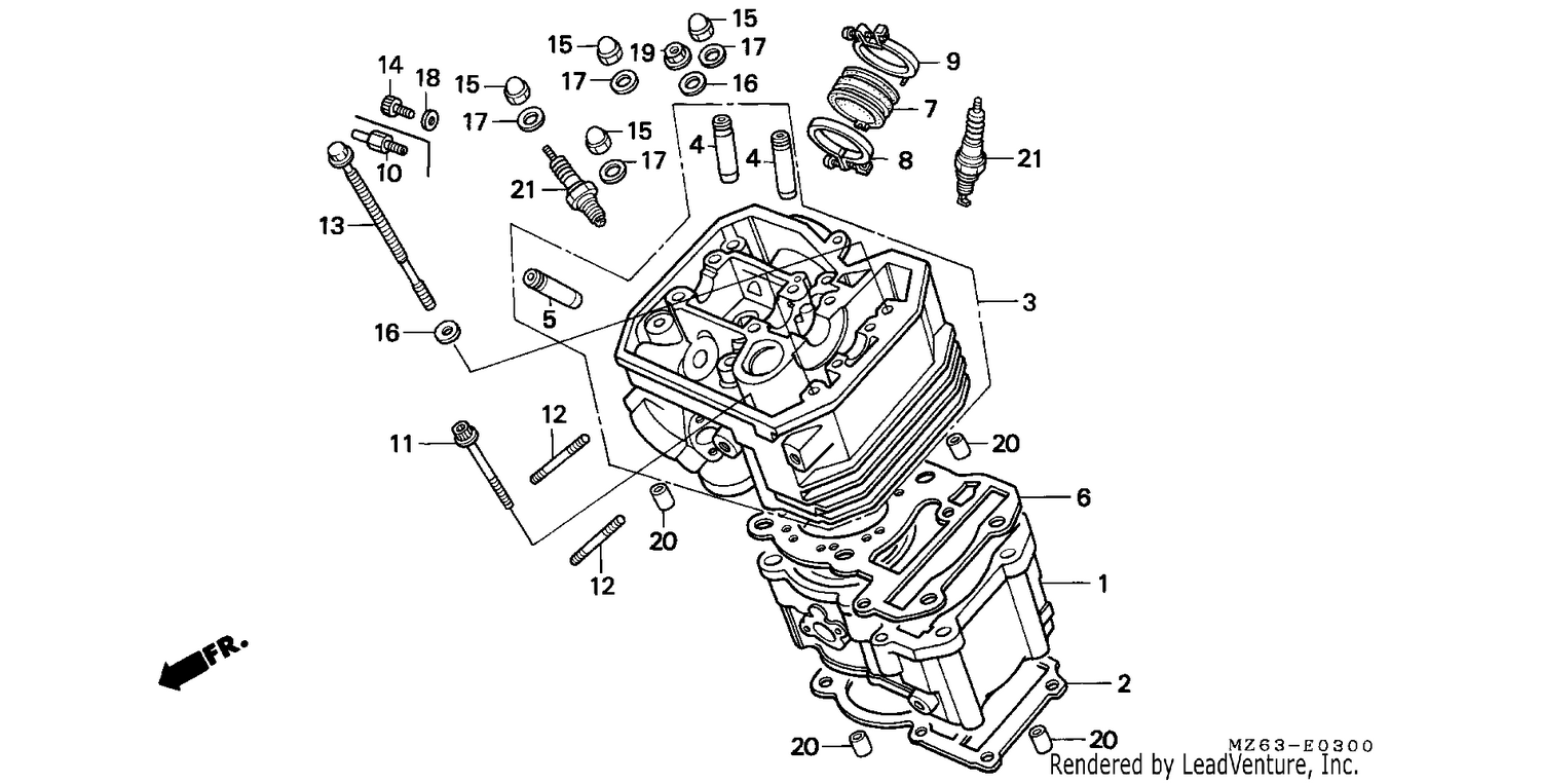CYLINDER/CYLINDER HEAD (FRONT)