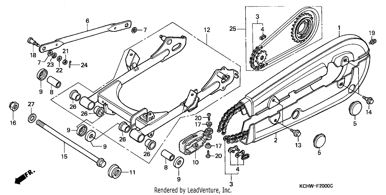 REAR FORK