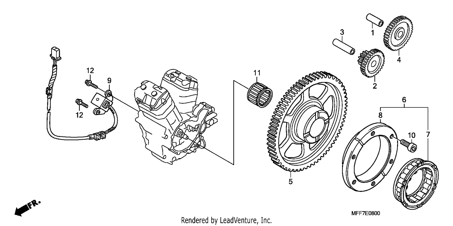PULSE GENERATOR/ STARTING CLUTCH